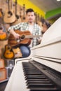 Music store Royalty Free Stock Photo