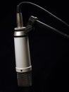 Music: Studio Mic on Stand Royalty Free Stock Photo