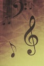Music symbols Royalty Free Stock Photo