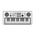 Music synthesizer icon.