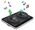 Music from tablet