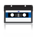 Music tape isolated vector