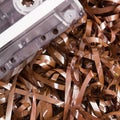 Music tape texture for background Royalty Free Stock Photo