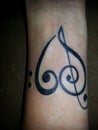 Music tattoo