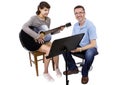 Music Teacher and Student Royalty Free Stock Photo