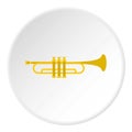 Music tube icon circle