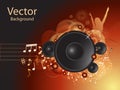 Music vector background Royalty Free Stock Photo