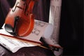 Music violin Royalty Free Stock Photo
