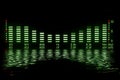 Music waveform Royalty Free Stock Photo