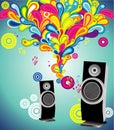 Musical abstract vector Royalty Free Stock Photo