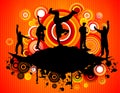Musical abstract vector Royalty Free Stock Photo