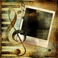 Musical background Royalty Free Stock Photo