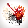 Musical background for music event design Royalty Free Stock Photo