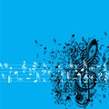 Musical background for music event design Royalty Free Stock Photo