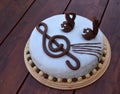 Musical birthday cake