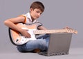 The musical boy Royalty Free Stock Photo