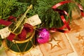 Musical Christmas Ornament - Macro Royalty Free Stock Photo