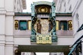 Musical clock Anker (Ankeruhr). Vienna, Austria Royalty Free Stock Photo