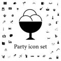 musical columns with notes icon. party icons universal set for web and mobile Royalty Free Stock Photo