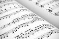 Sheet music Royalty Free Stock Photo