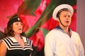 Musical dance number with a nautical theme performed by the actors of the troupe of the St. Petersburg music hall.