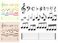 Musical elements Royalty Free Stock Photo