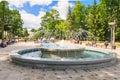 Musical fountain in a park in Druskininkai, Lithuania