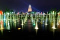 Musical Fountain Show in Xian Royalty Free Stock Photo