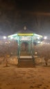 Musical gazebo in Truskavets. Royalty Free Stock Photo