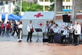 Musical group of instrumentalists in folk costume from Gorj 10 Royalty Free Stock Photo