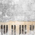 Musical grunge background Royalty Free Stock Photo