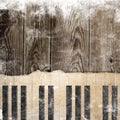 Musical grunge background Royalty Free Stock Photo