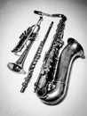 Musical instruments Royalty Free Stock Photo