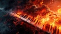 A musical inferno erupts as the teters notes build to an epic crescendo