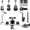 Musical Instrument Icon Set