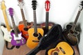 Musical instrument - lot of hard case, acoustic guitars