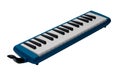 Musical instrument Melodica isolated on white background Royalty Free Stock Photo