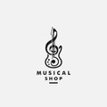 Musical Instrument Shop Logo