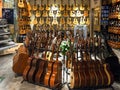 Musical instrument store Royalty Free Stock Photo