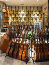 Musical instrument store Royalty Free Stock Photo