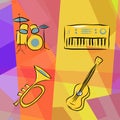 Musical instruments Royalty Free Stock Photo