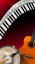 Musical Instruments Background Royalty Free Stock Photo