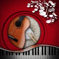 Musical Instruments Background Royalty Free Stock Photo