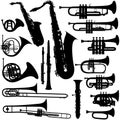Musical Instruments - Brass Royalty Free Stock Photo