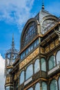 Musical Instruments Museum made from Iron Work in Brussels Royalty Free Stock Photo