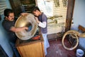 Musical instruments repair in Oaxaca, Mexico