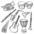Musical Instruments Royalty Free Stock Photo