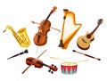 Musical instruments Royalty Free Stock Photo