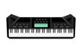Musical Keyboard instrument. Isolated image of a synthesizer. Vector illustration - musician equipment. Tool for music