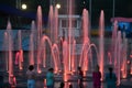 Musical,lighted fountain.